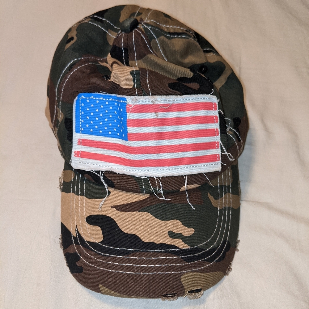 Camo Flag Hat